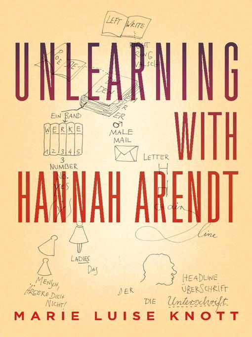 Title details for Unlearning with Hannah Arendt by Marie Luise Knott - Available